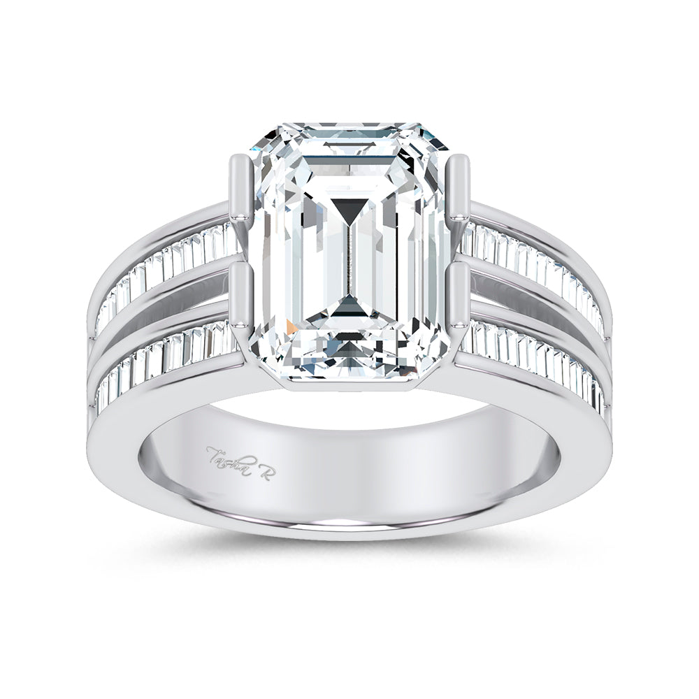 14K 5.46CT Diamond Engagement Ring