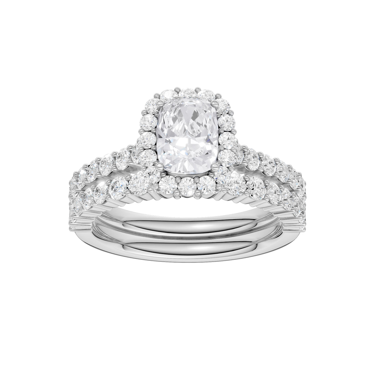 14K 2.00CT Diamond Bridal Set