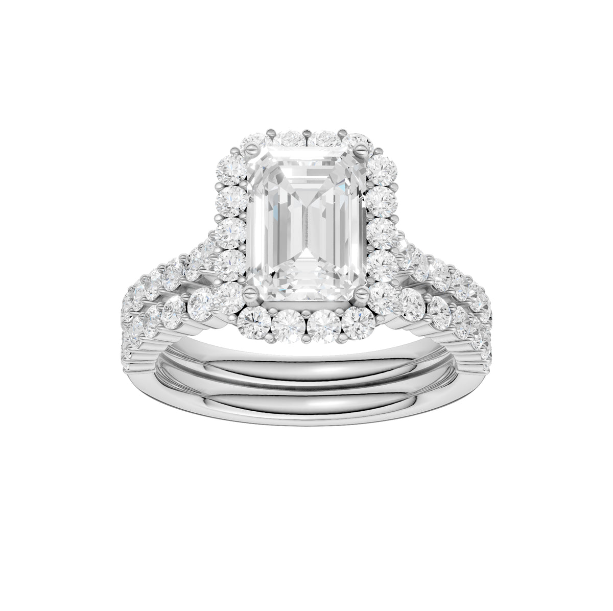 14K 3.00CT Diamond Bridal Set