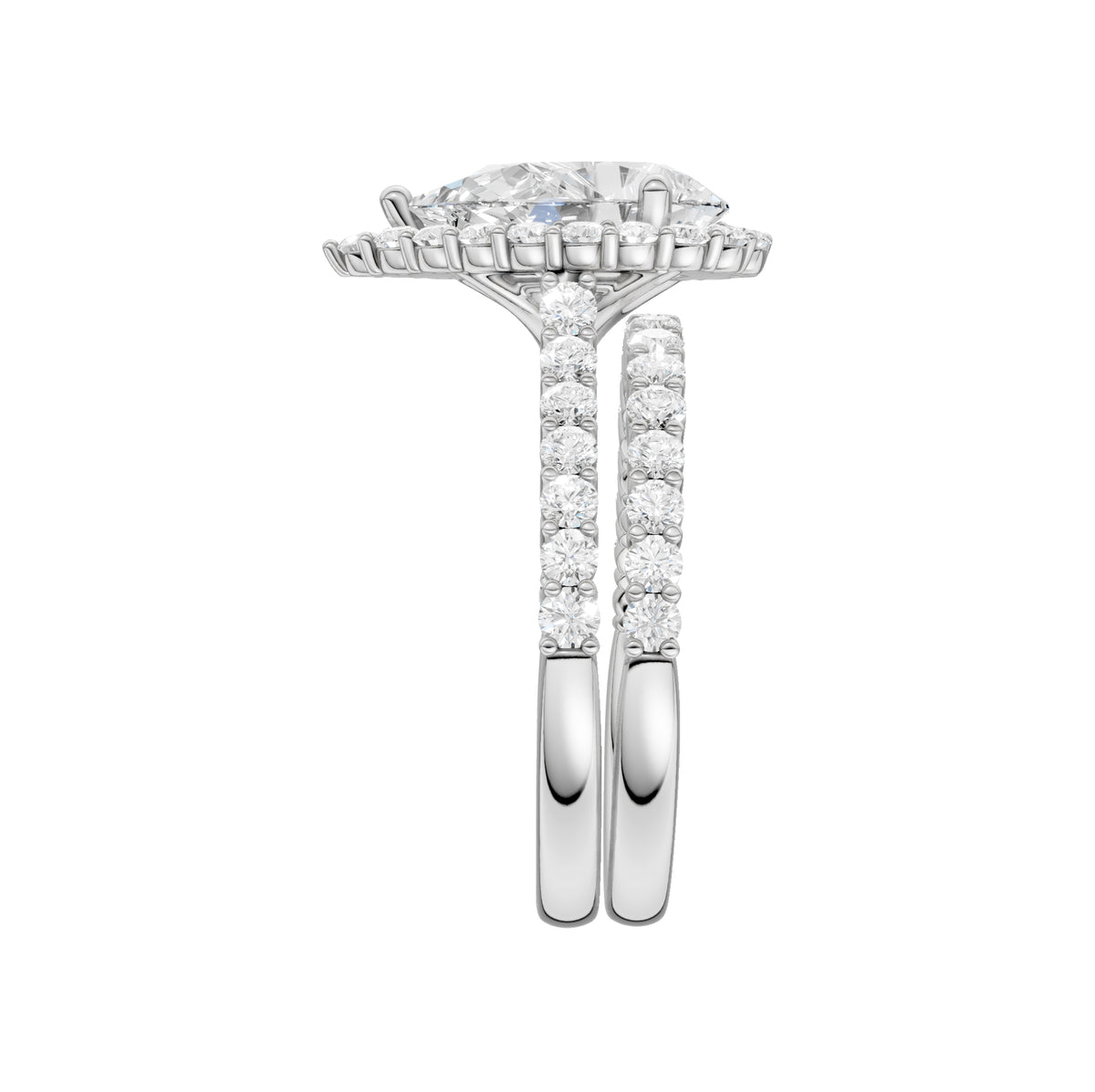 14K 3.00CT Diamond Bridal Set