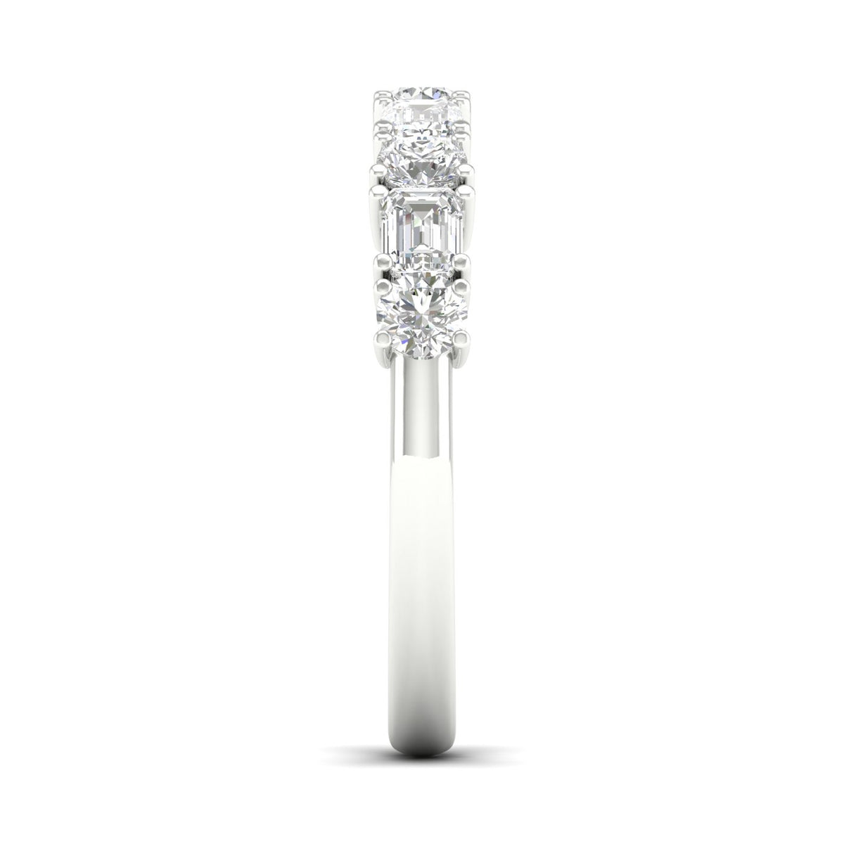 14K 1.00CT Fancy Lab Grown Diamond Band