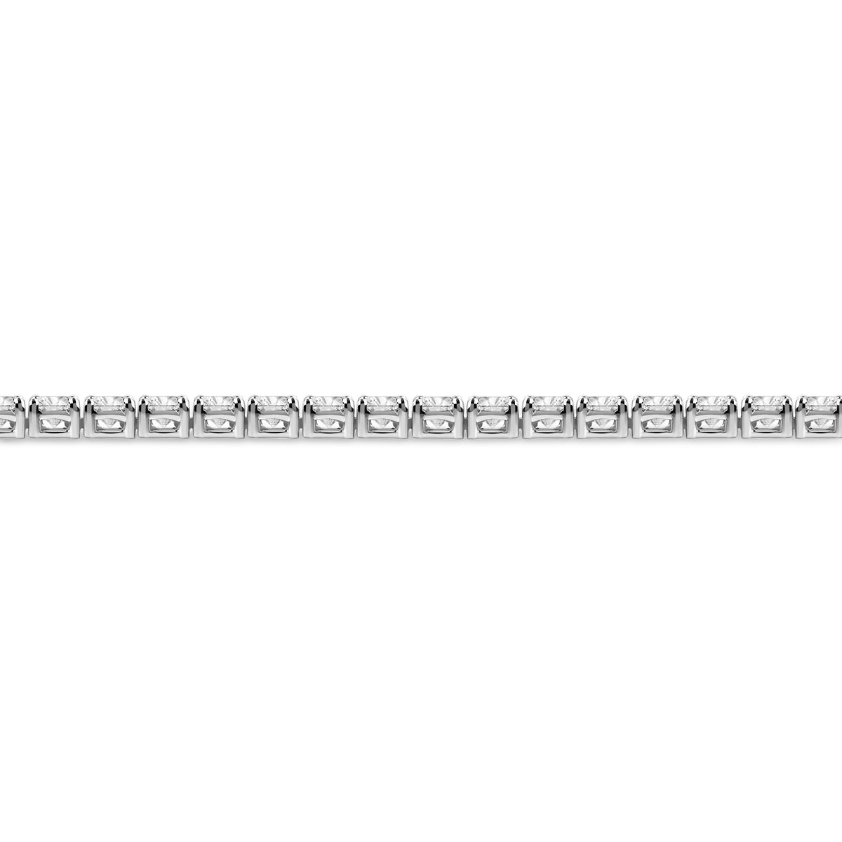 14K 29.00CT 22.6 Inch Diamond Tennis Necklace
