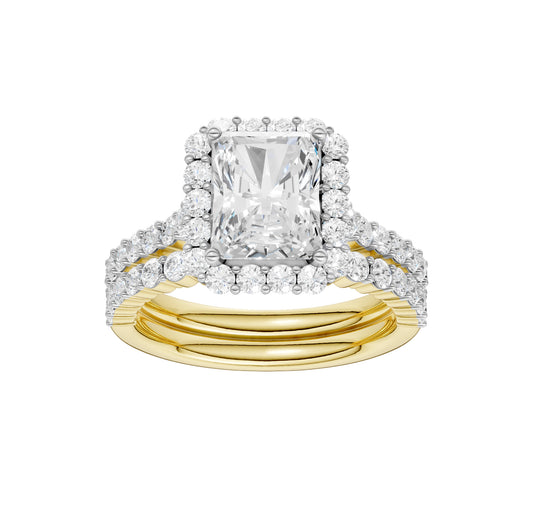 14K 3.00CT Diamond Bridal Set