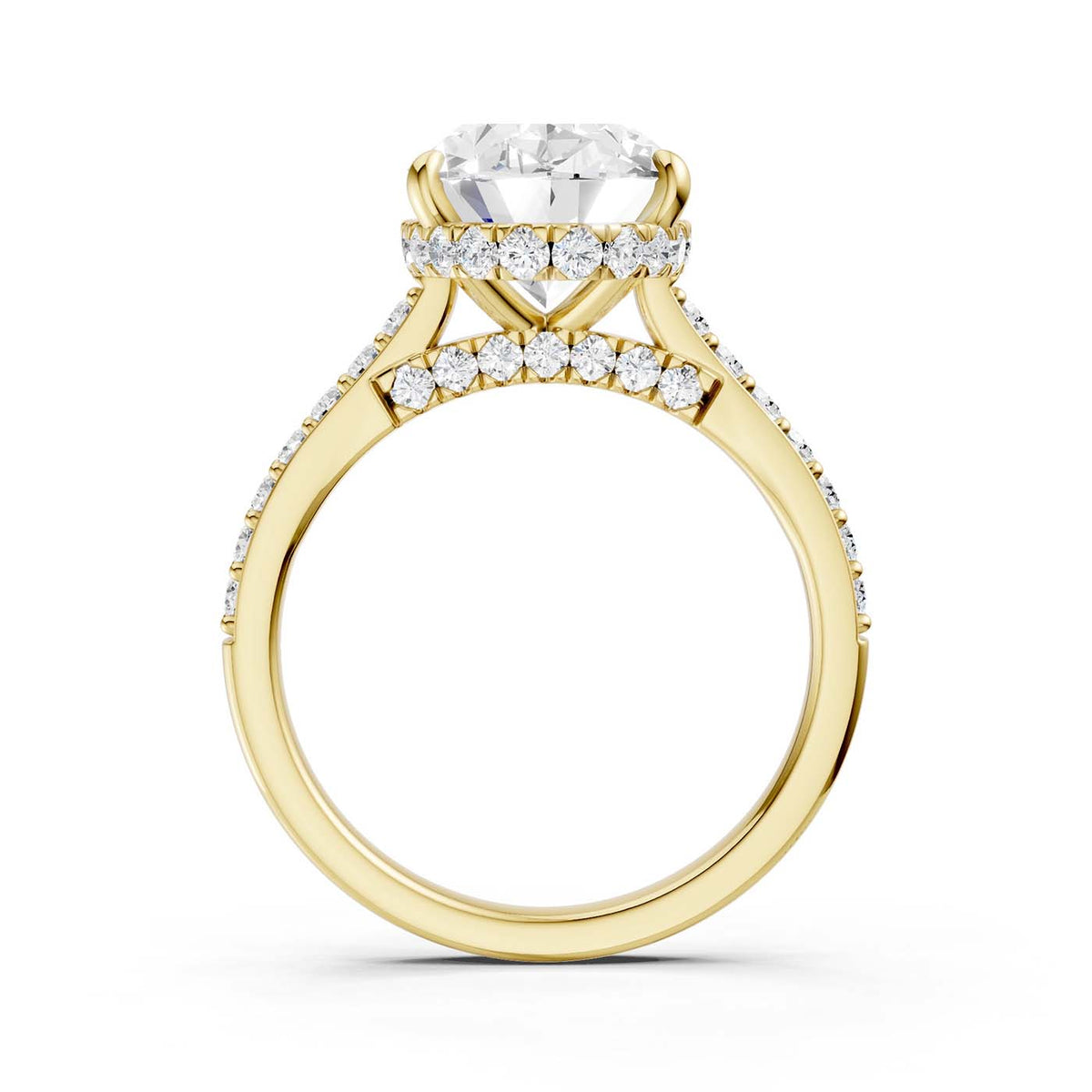 14K 4.50CT Lab Grown Diamond Engagement Ring