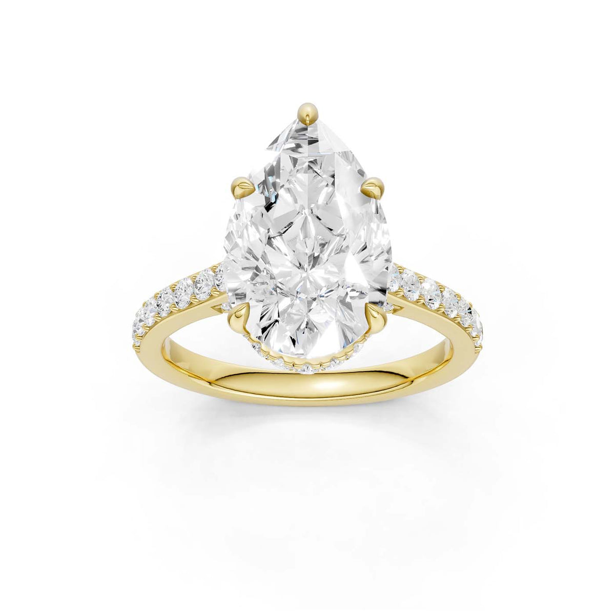 14K 4.50CT Lab Grown Diamond Engagement Ring