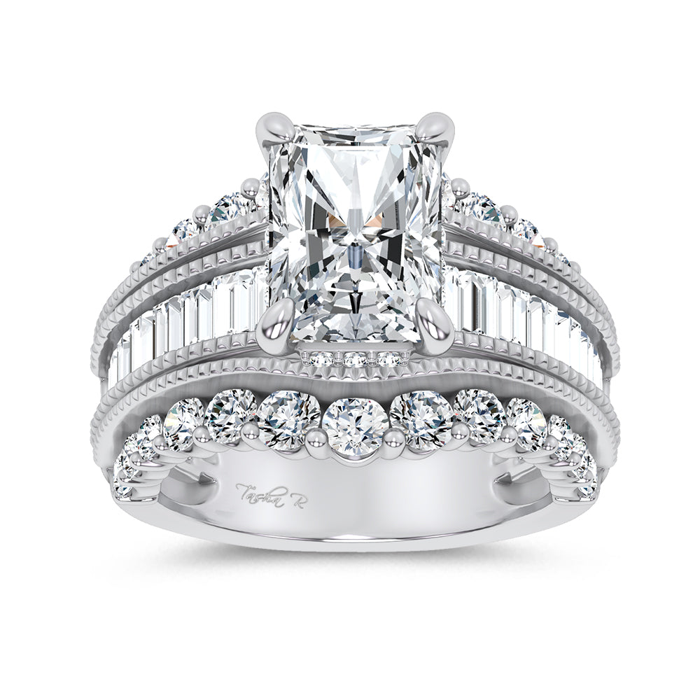 14K 5.72CT Certified Lab Grown Engagement Ring