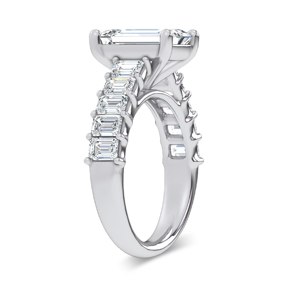 14K 4.79CT Lab Diamond Ring