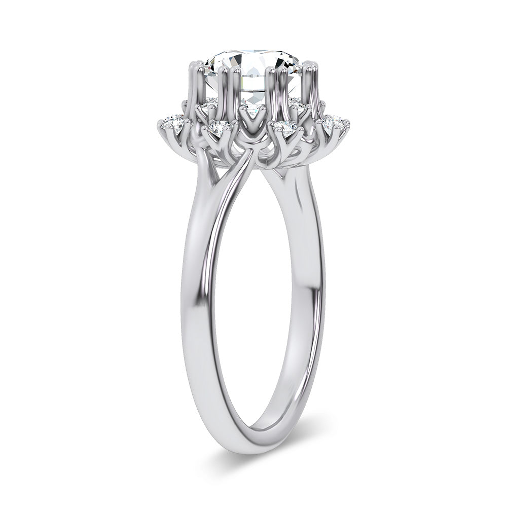 14K 2.00CT Lab Diamond Ring