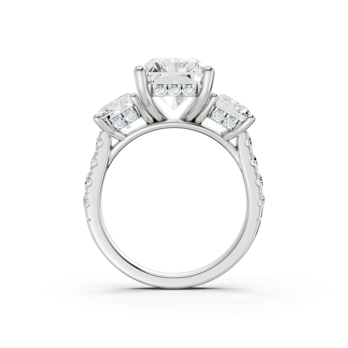 14K 8.50CT Lab Grown Diamond Engagement Ring