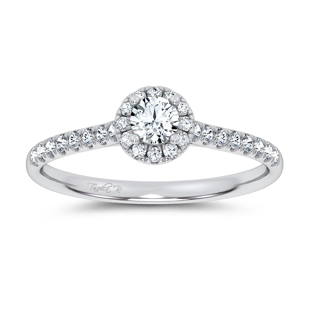 14K 0.40CT Certified Lab Grown Promise Ring