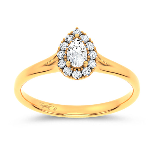 14K 0.33CT Certified Lab Grown Ring