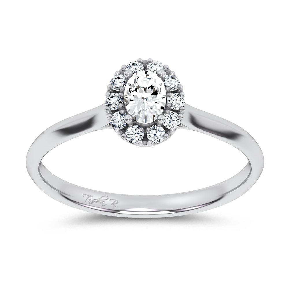 14K 0.33CT Certified Lab Grown Promise Ring