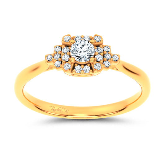 14K 0.25CT Certified Lab Grown Ring