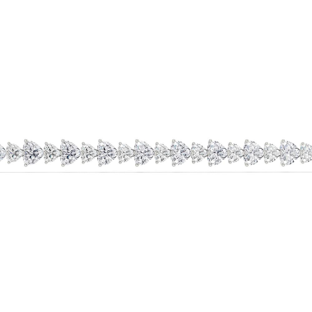 14K 11.52CT Certified Lab Grown Diamond Bracelet