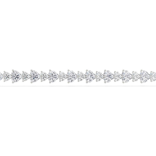 14K 11.52CT Certified Lab Grown Diamond Bracelet