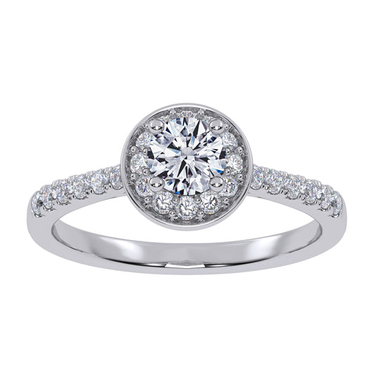10K 0.50CT Lab Grown Promise Ring