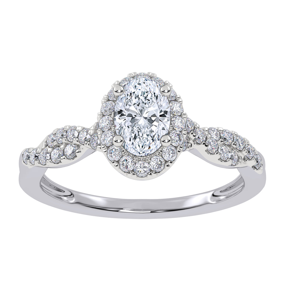 10K 0.52CT Lab Grown Promise Ring