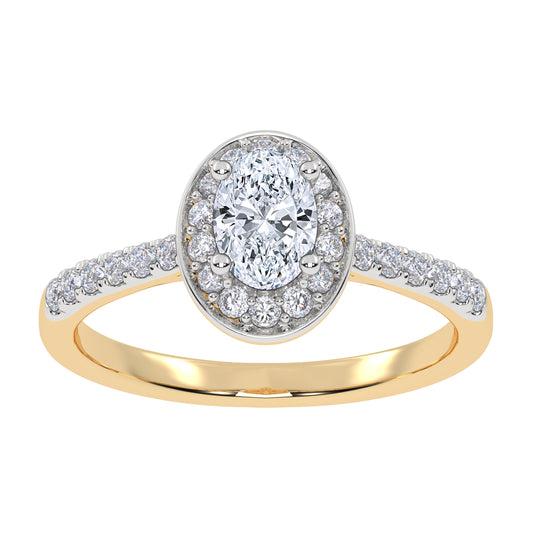 10K 0.51CT Lab Grown Promise Ring