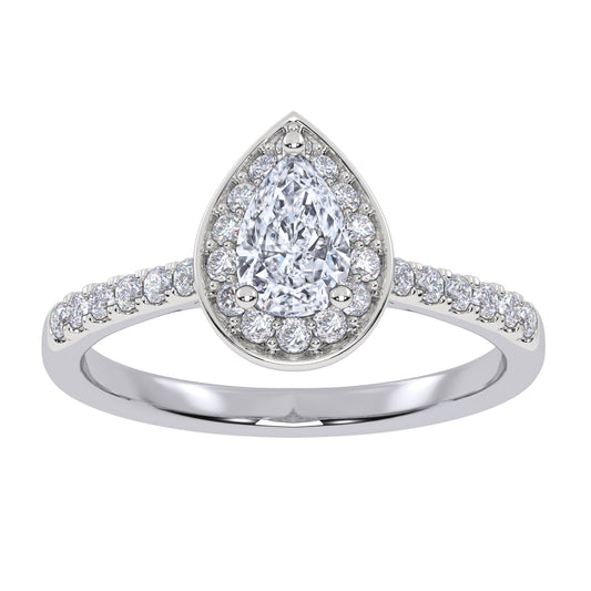 10K 0.51CT Lab Grown Promise Ring