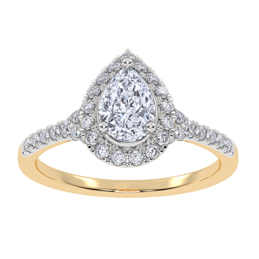10K 0.50CT Lab Grown Promise Ring