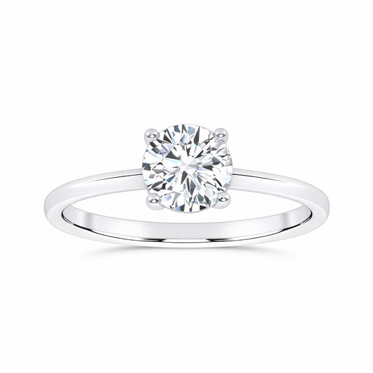 10K 1.00CT Certified Lab Grown Solitaire Ring