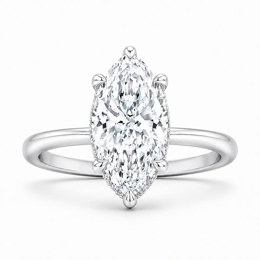 10K 1.00CT Certified Lab Grown Solitaire Ring