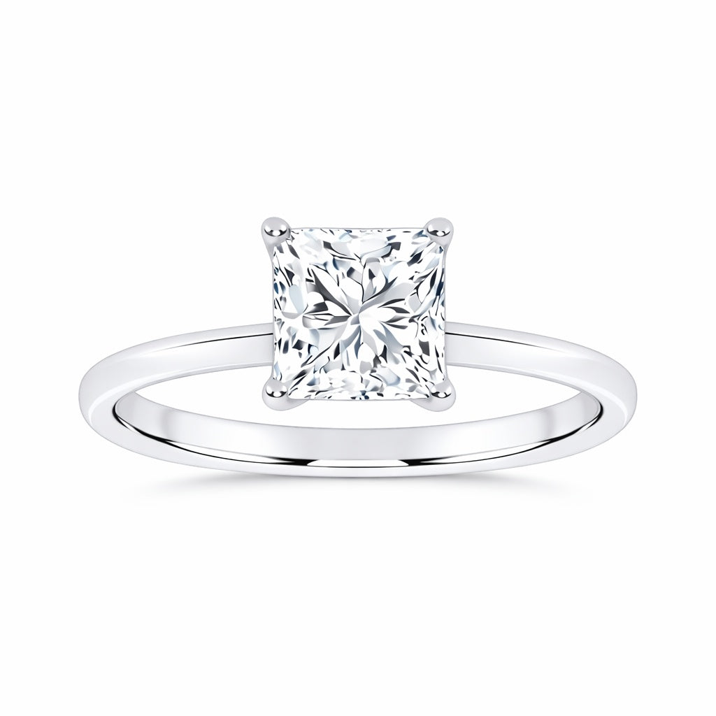 10K 0.50CT Certified Lab Grown Solitaire Ring