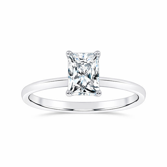 10K 0.50CT Certified Lab Grown Solitaire Ring